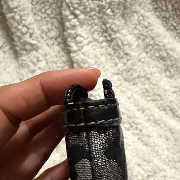 Coach Black and Silver Animal Print Clutch/tablet bag padded - Picture 14 of 16